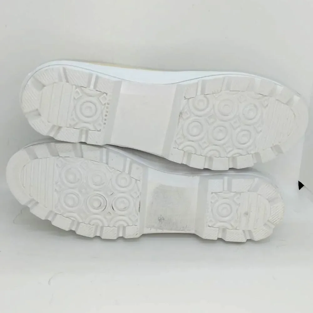 Sincerely Jules Womens New w/Tags Beige Hi-Top Platform Sneakers - Size 9.5